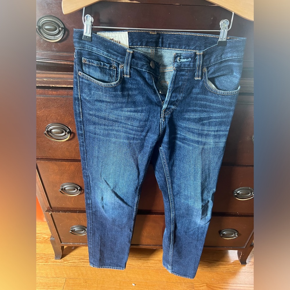 Hollister, men’s button fly jeans